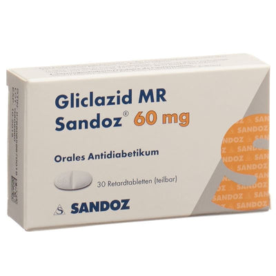 GLICLAZID MR Sandoz Ret Tabl 60 mg 30 Stk