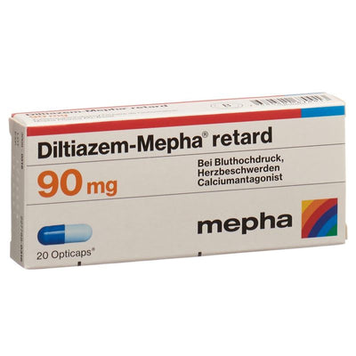 DILTIAZEM Mepha R Opticaps 90 mg 20 Stk