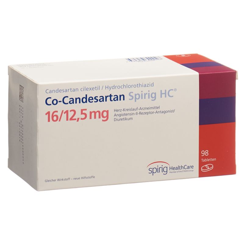 CO-CANDESARTAN Spirig HC Tabl 16/12.5mg 98 Stk