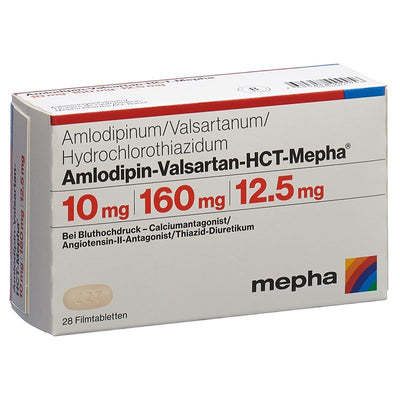 AMLODIPIN VALSARTAN HCT Mepha 10/160/12.5 28 Stk