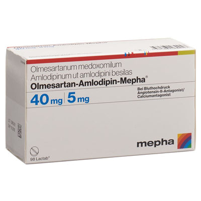 OLMESARTAN-AMLODIPIN Mepha Filmtabl 40/5mg 98 Stk