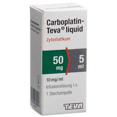 CARBOPLATIN Teva liquid 50 mg/5ml Durchstf