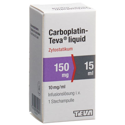 CARBOPLATIN Teva liquid 150 mg/15ml Durchstf