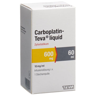 CARBOPLATIN Teva liquid 600 mg/60ml Durchstf