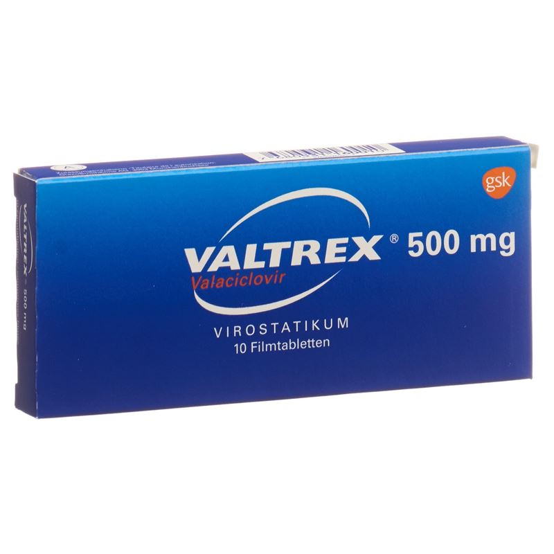 VALTREX Filmtabl 500 mg 10 Stk