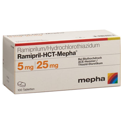 RAMIPRIL-HCT Mepha Tabl 5/25 100 Stk