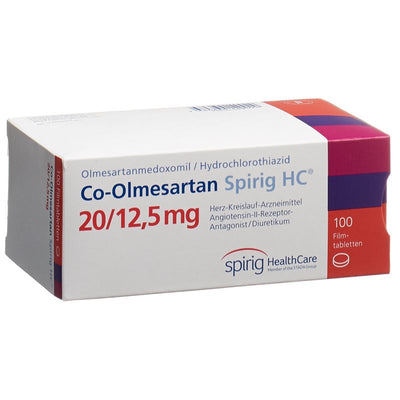 CO-OLMESARTAN Spirig HC Filmtabl 20/12.5mg 100 Stk