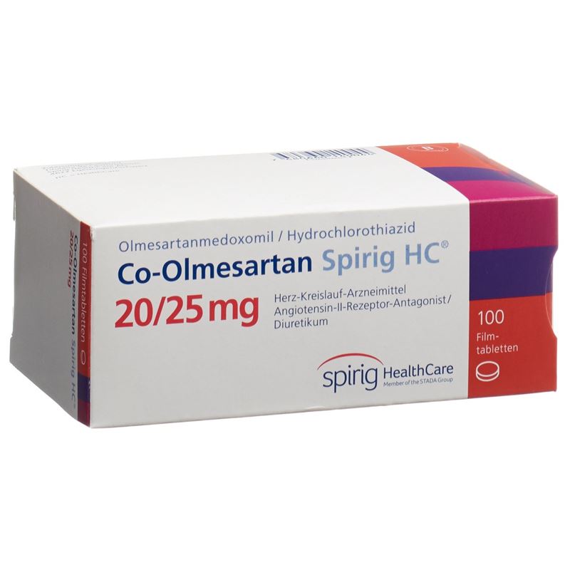 CO-OLMESARTAN Spirig HC Filmtabl 20/25mg 100 Stk