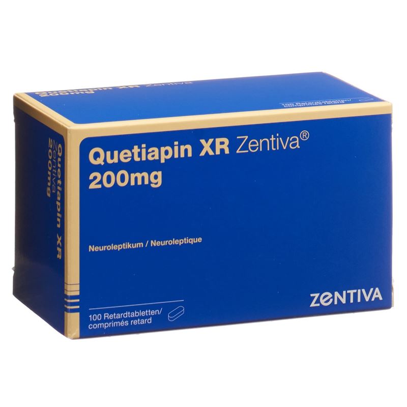 QUETIAPIN XR Zentiva Ret Tabl 200 mg 100 Stk