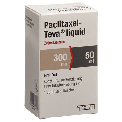 PACLITAXEL Teva liquid 300 mg/50ml Durchstf