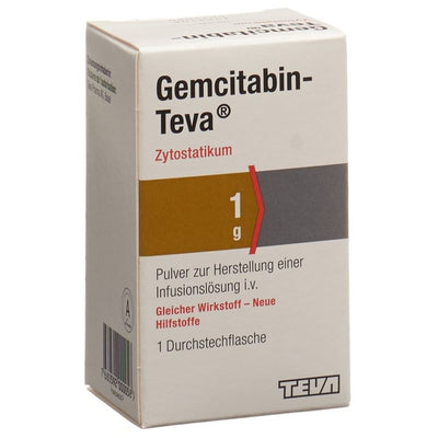 GEMCITABIN Teva Trockensub 1 g Durchstf