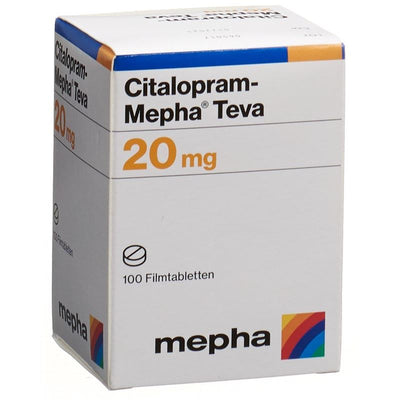 CITALOPRAM Mepha Teva Filmtabl 20 mg Ds 100 Stk