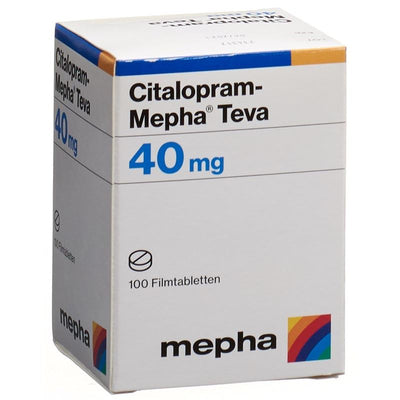 CITALOPRAM Mepha Teva Filmtabl 40 mg Ds 100 Stk