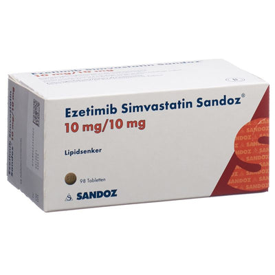 EZETIMIB SIMVASTATIN Sandoz Tabl 10/10 mg 98 Stk
