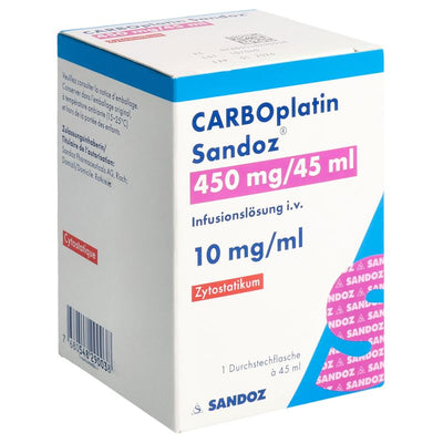 CARBOPLATIN Sandoz Inf Lös 450 mg/45ml Durchstf