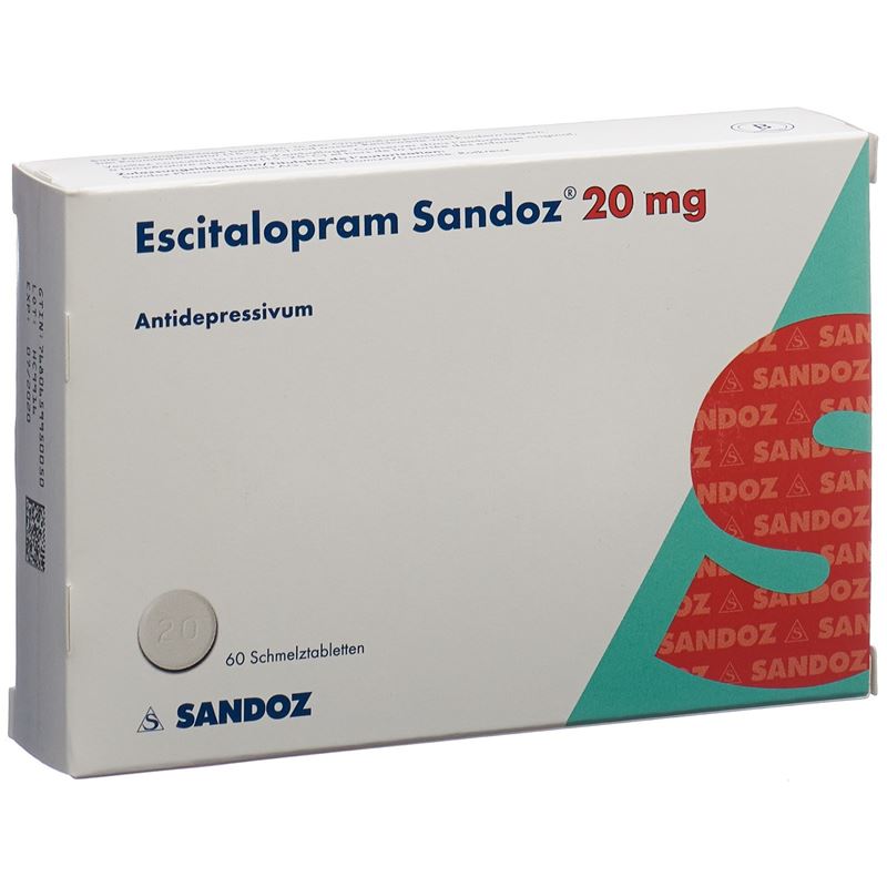 ESCITALOPRAM Sandoz Schmelztabl 20 mg 60 Stk