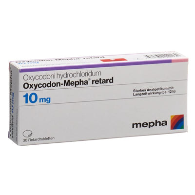 OXYCODON Mepha Ret Tabl 10 mg 30 Stk