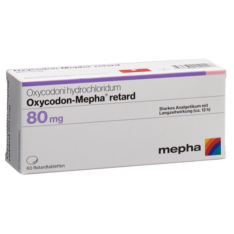 OXYCODON Mepha Ret Tabl 80 mg 60 Stk