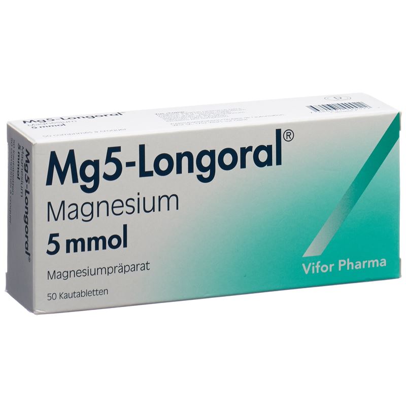 MG5-LONGORAL Kautabl 5 mmol 50 Stk