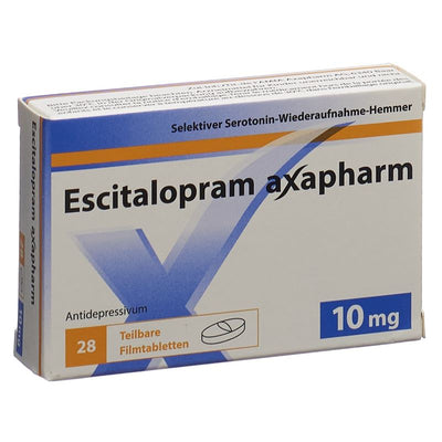 ESCITALOPRAM axapharm Filmtabl 10 mg 28 Stk