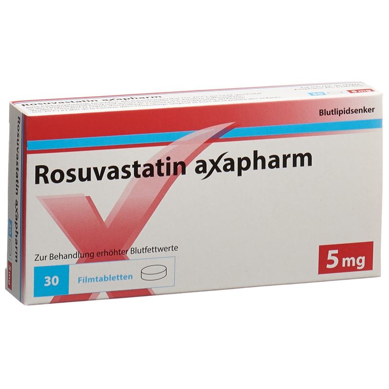 ROSUVASTATIN axapharm Filmtabl 5 mg 30 Stk