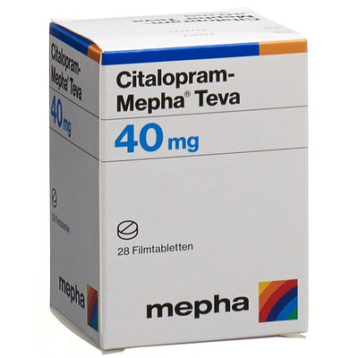 CITALOPRAM Mepha Teva Filmtabl 40 mg Ds 28 Stk