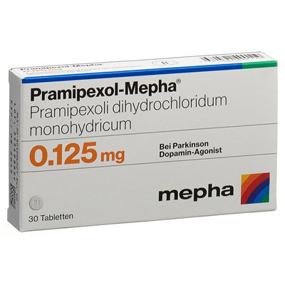 PRAMIPEXOL Mepha Tabl 0.125 mg 30 Stk