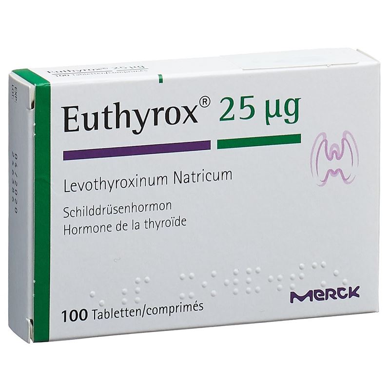 EUTHYROX 25 Tabl 25 mcg 100 Stk