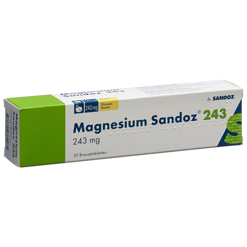 MAGNESIUM Sandoz Brausetabl 243 mg Ds 20 Stk