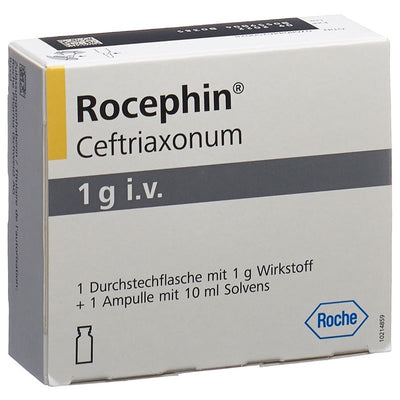 ROCEPHIN 1 g i.v. c Solv Durchstf