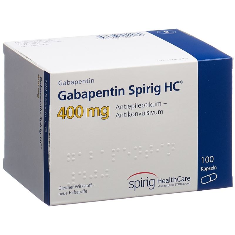 GABAPENTIN Spirig HC Kaps 400 mg 100 Stk