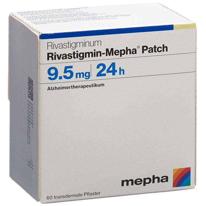 RIVASTIGMIN Mepha Patch 9.5 mg/24h Btl 60 Stk
