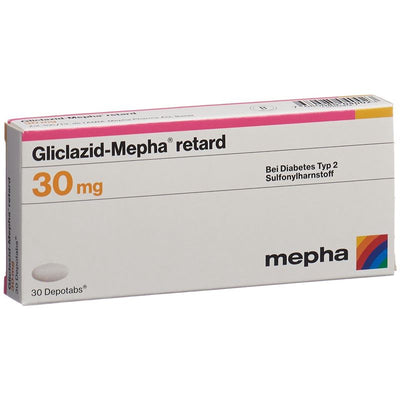 GLICLAZID Mepha retard Depotabs 30 mg 30 Stk