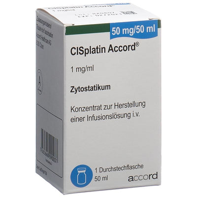 CISPLATIN Accord 50 mg/50ml Durchstf 50 ml