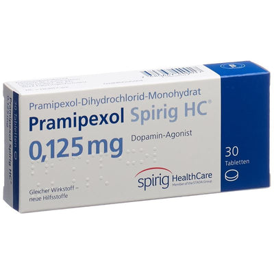 PRAMIPEXOL Spirig HC Tabl 0.125 mg 30 Stk