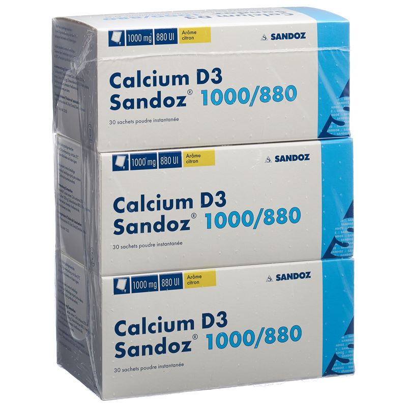 CALCIUM D3 Sandoz Plv 1000/880 Btl 90 Stk