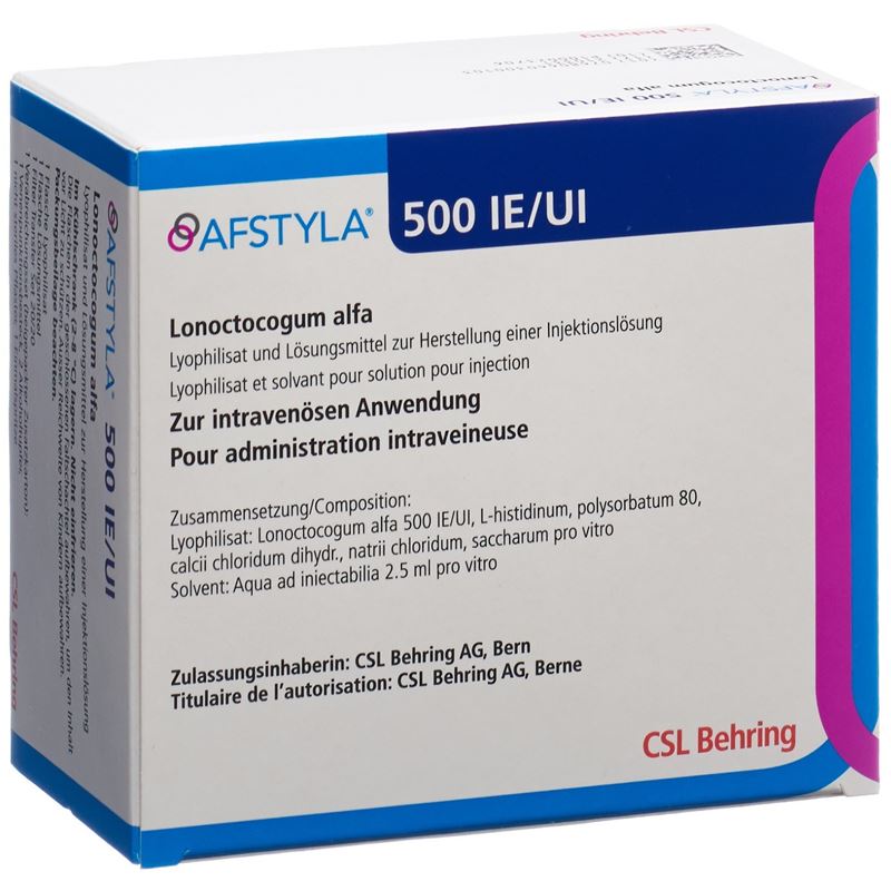 AFSTYLA Trockensub 500 IE c Solv+Set Durchstf