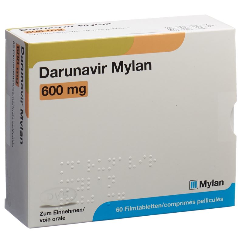 DARUNAVIR Mylan Filmtabl 600 mg 60 Stk