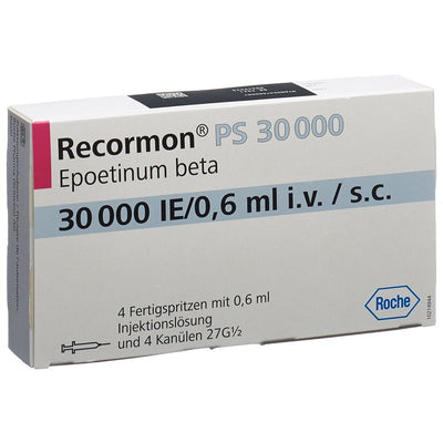 RECORMON PS 30000 IE/0.6ml Nadelsch Fertspr 4 Stk