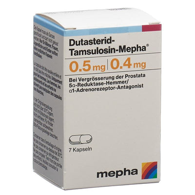 DUTASTERID Tamsulosin Mepha Kaps 0.5/0.4mg 7 Stk