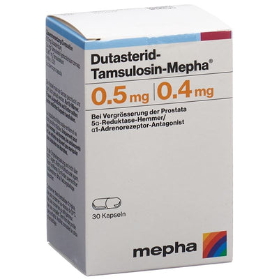 DUTASTERID Tamsulosin Mepha Kaps 0.5/0.4mg 30 Stk