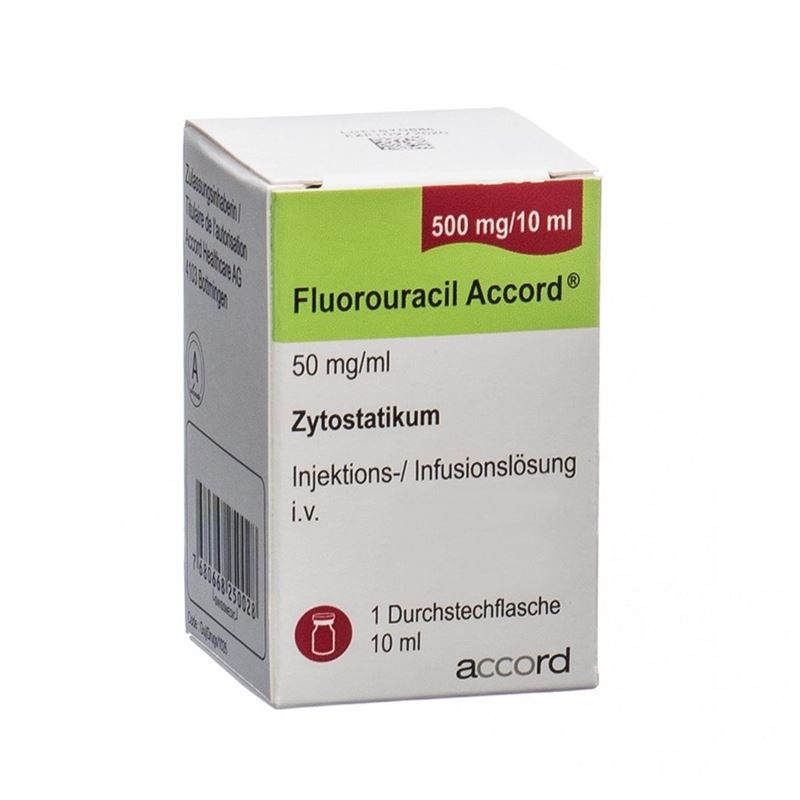 FLUOROURACIL Accord Inj Lös 500 mg/10ml 10 ml