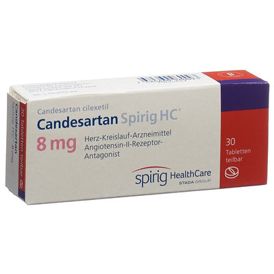 CANDESARTAN Spirig HC Tabl 8 mg 30 Stk