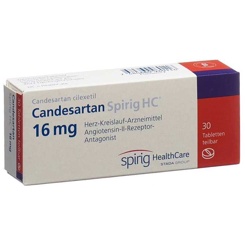 CANDESARTAN Spirig HC Tabl 16 mg 30 Stk