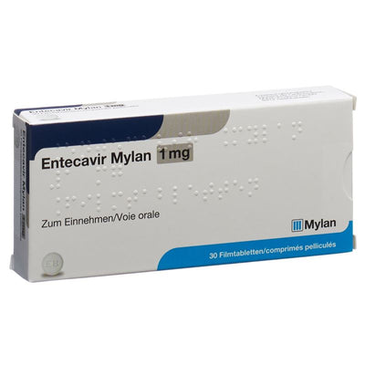 ENTECAVIR Mylan Filmtabl 1 mg 30 Stk