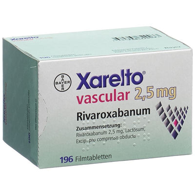 XARELTO vascular Filmtabl 2.5 mg 196 Stk