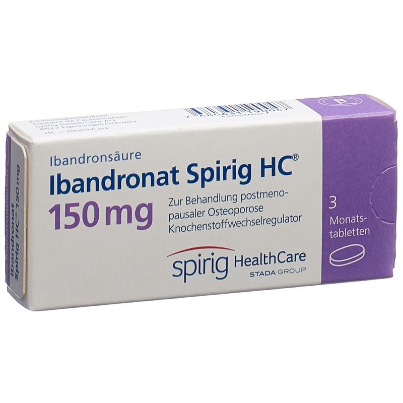 IBANDRONAT Spirig HC 150 mg Monatstabl 3 Stk