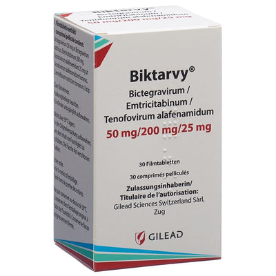 BIKTARVY Filmtabl 50/200/25mg Ds 30 Stk