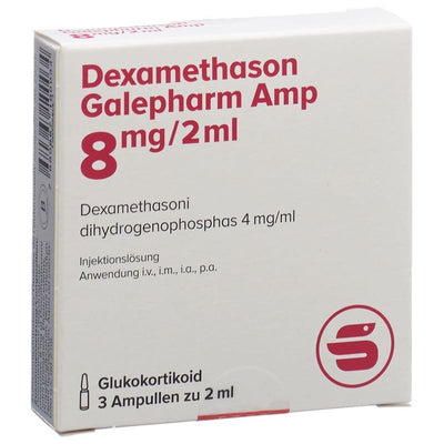 DEXAMETHASON Galepharm Amp 8 mg/2ml 3 x 2 ml