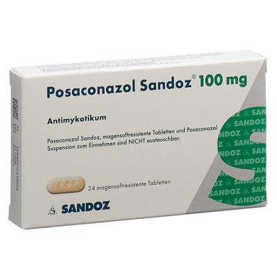 POSACONAZOL Sandoz Tabl 100 mg 24 Stk